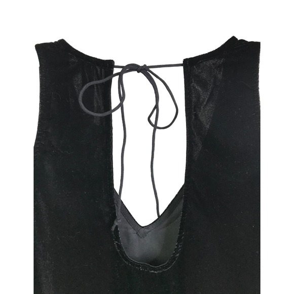 Plenty By Tracy Reese Women's Sexy Blouse Cold Shoulder Black Velvet‎ Sz XS NWT - Picture 8 of 12